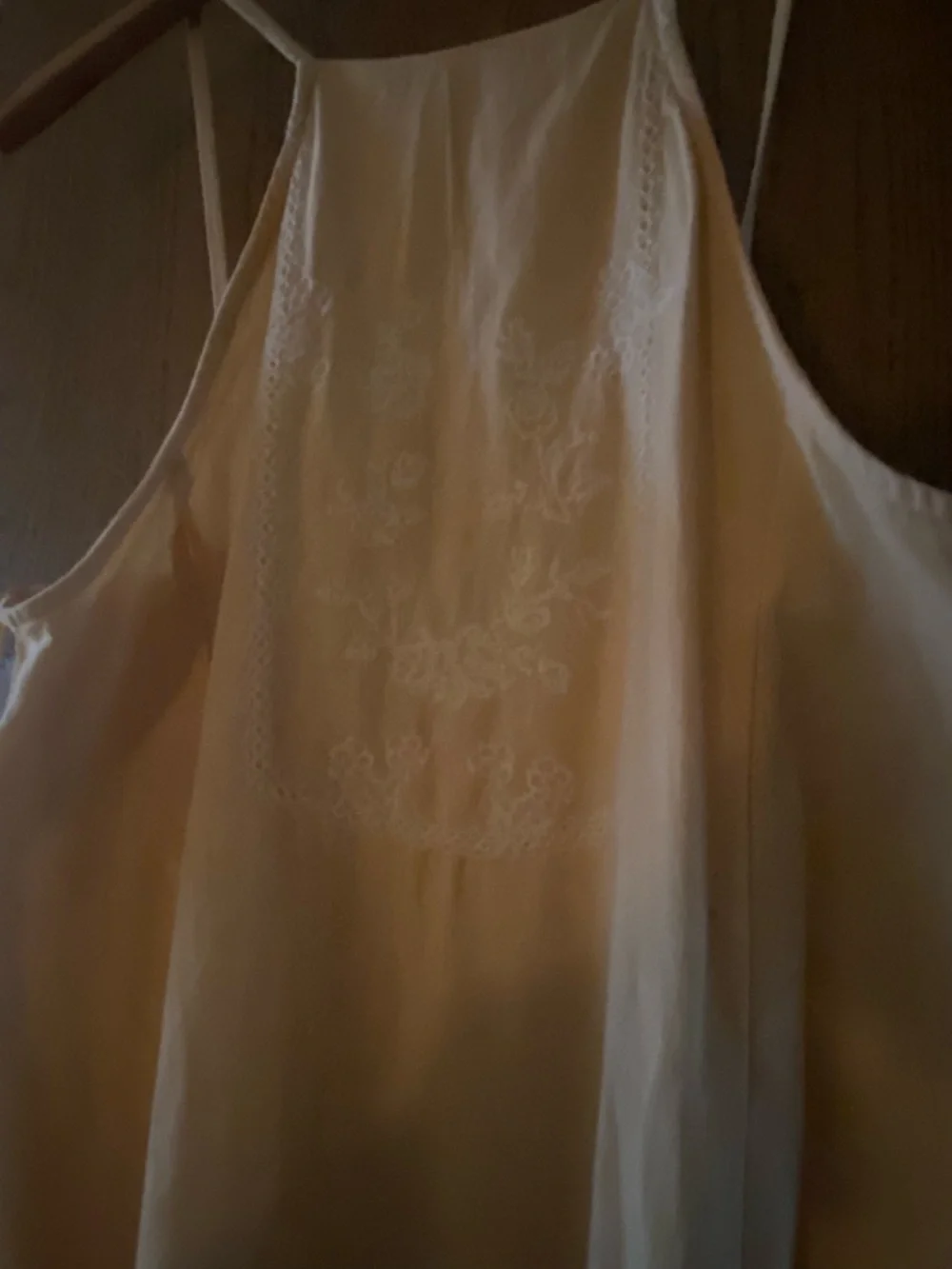 Zara Cream Maxi Slip Dress - Picture 2 of 4